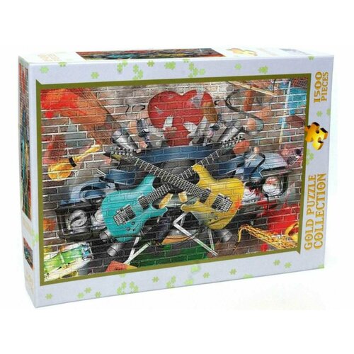 Пазл Gold 1500 деталей: Музыкальное граффити