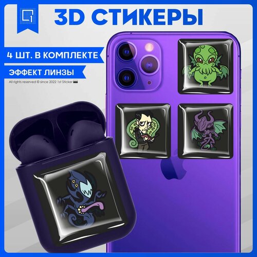 Наклейки на телефон 3D Стикеры Монстры Лавкрафта