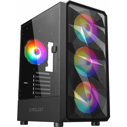 ПК Teclast G01 i5 13400F (2.5) 32Gb SSD1Tb RTX4060Ti 8Gb Windows 11 Professional GbitEth 700W черный (G01 13400F32G1T4060TIKRU)