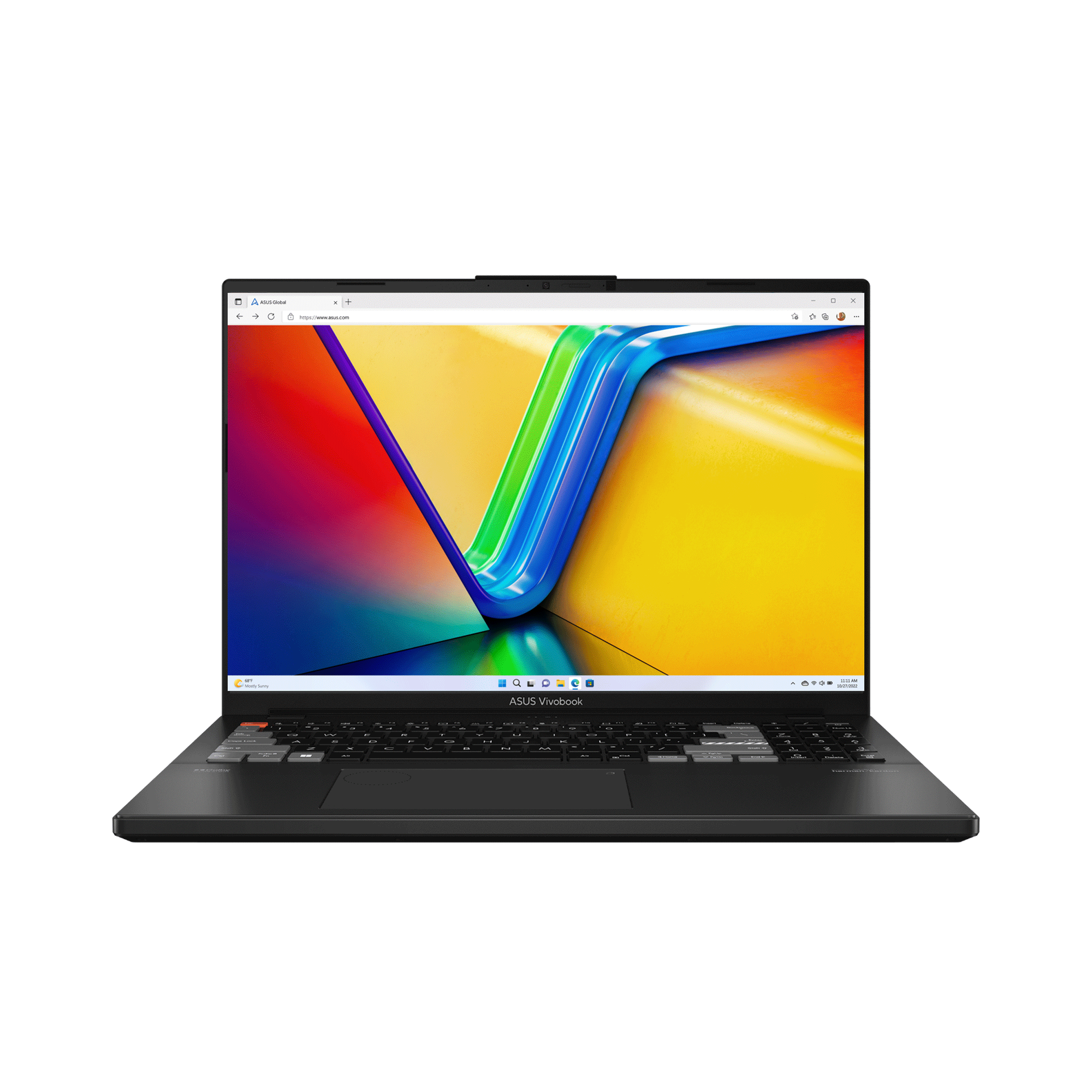 Ноутбук ASUS Vivobook Pro 16X OLED K6604JV-MX016W 16 (3200x200) OLED 120Гц/Intel Core i9-13980HX/32ГБ DDR5/1ТБ SSD/GeForce RTX 4060 8ГБ/Win 11 Home че