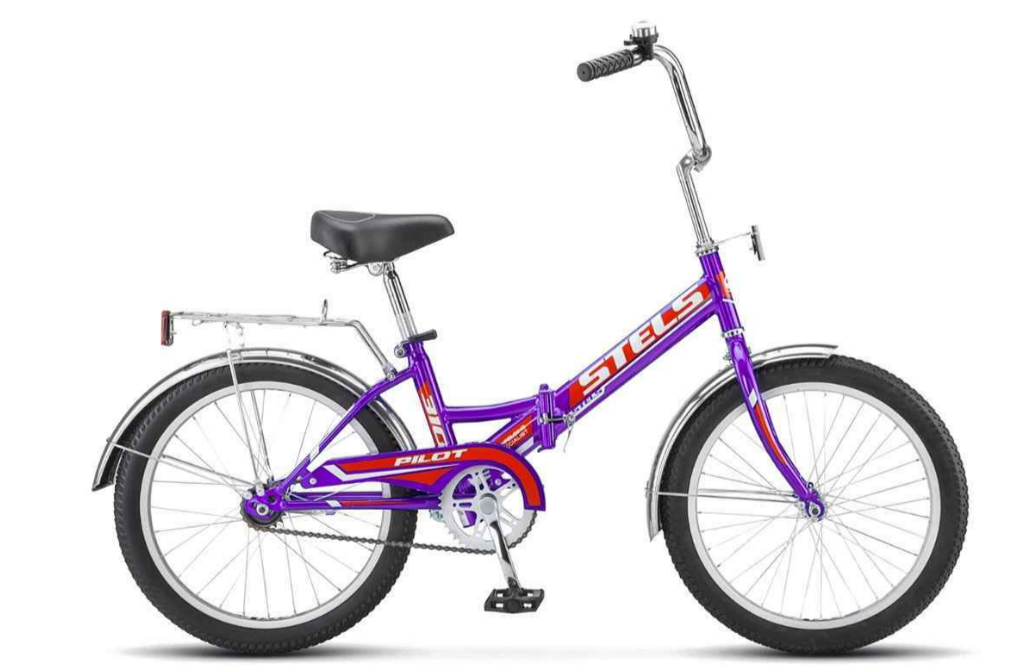 Велосипед 2024 Stels PILOT 310 C 20" Рост 13" фиолетовый
