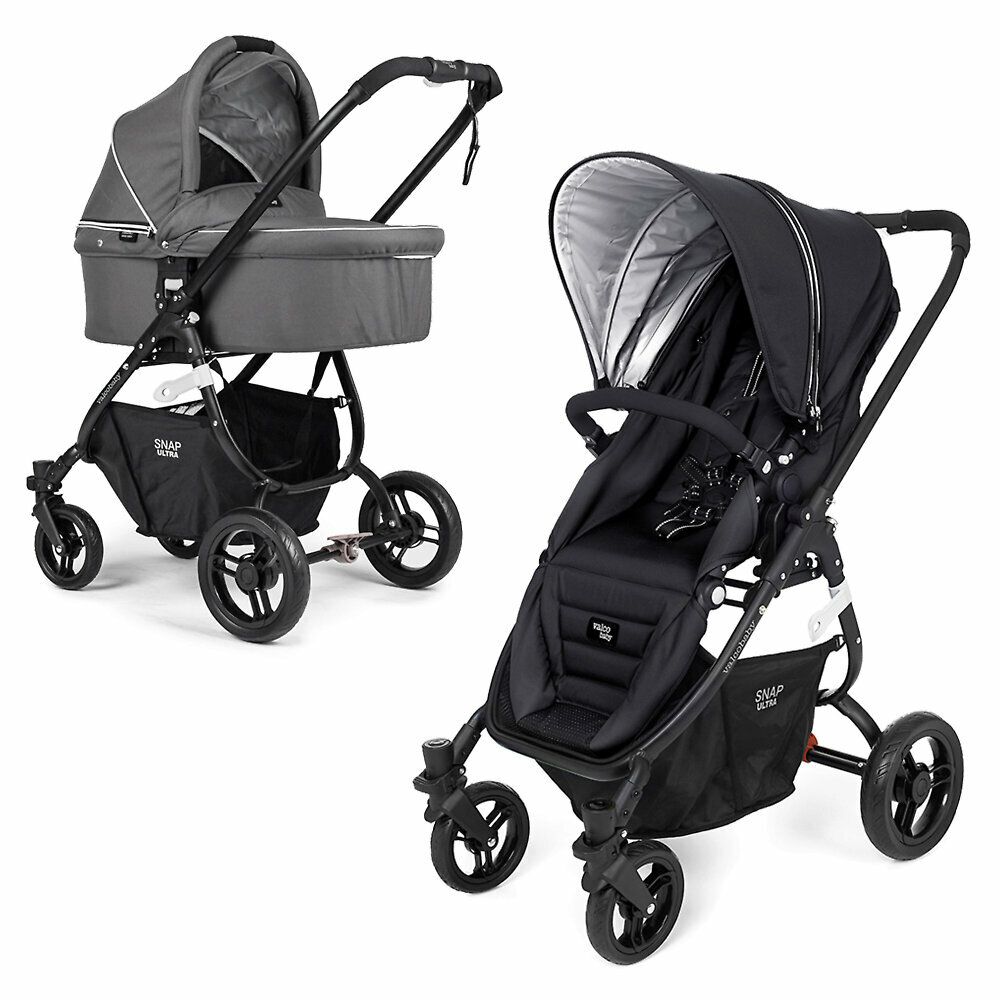 Коляска 2в1 Valco Baby Snap 4 Ultra, цвет Coal Black / Dove Grey