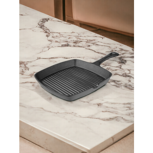 Сковорода-гриль Daming Ember Cast, чугунная, 23x36 см