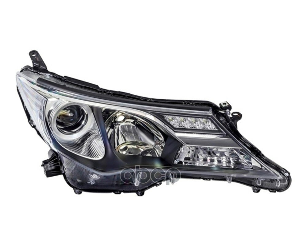 Фара Toyota RAV4 (XA40) 12-15 (Справа/ Галоген/ ДХО/ под электрокорректор) Depo арт. 212-11W1R-LDEM2