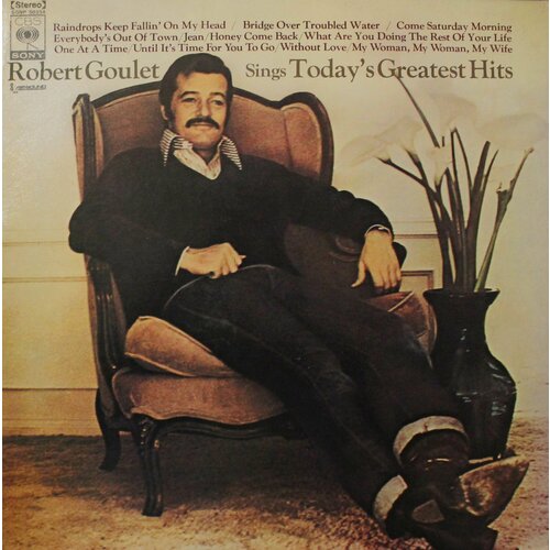 Виниловая пластинка Robert Goulet - Sings Today's Greatest Hits, LP виниловая пластинка разные мелодии и ритмы lp