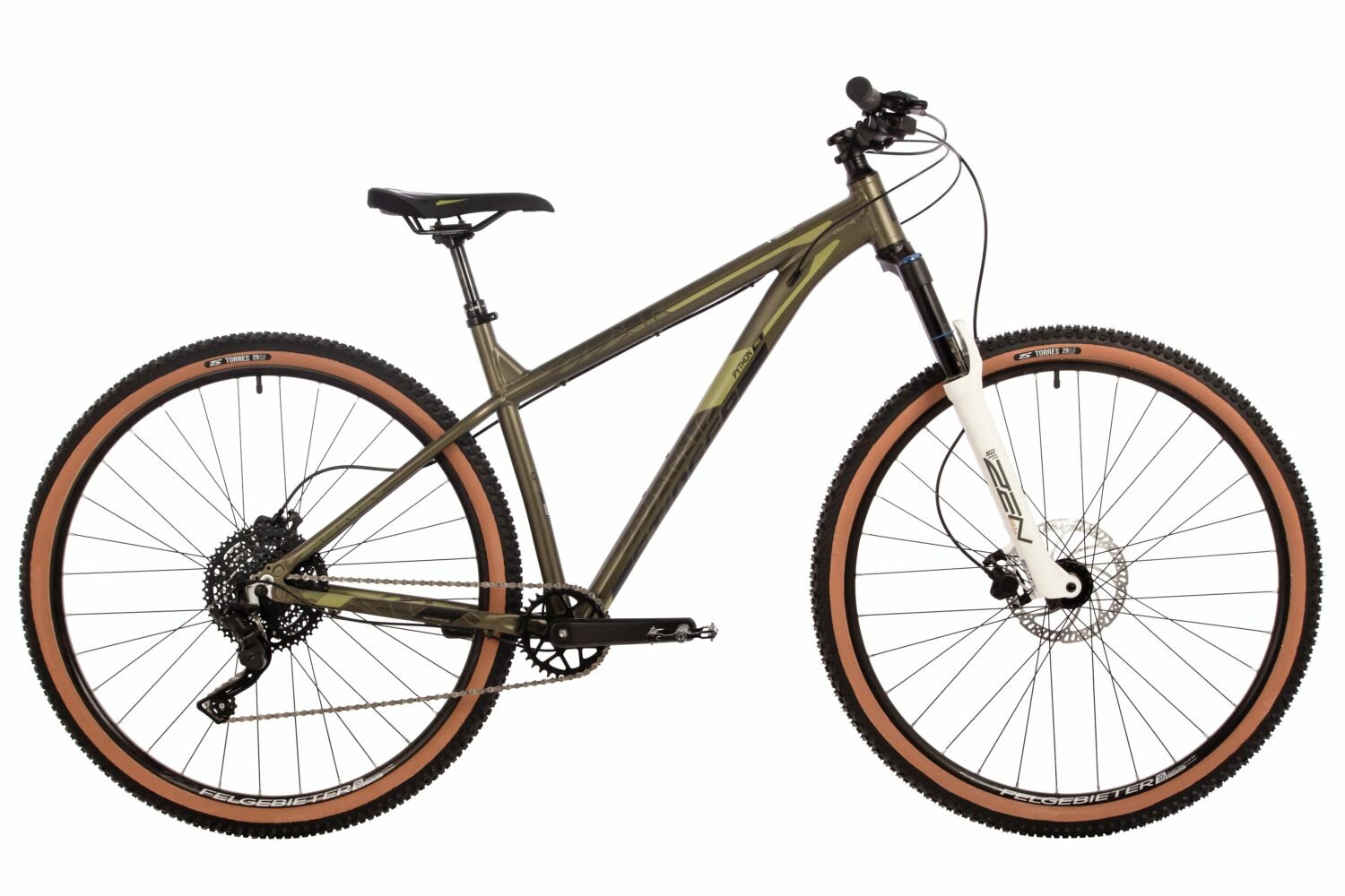Велосипед Stinger Python Pro 29" (2024) (Велосипед STINGER 29" PYTHON PRO коричневый, алюминий, размер 18")