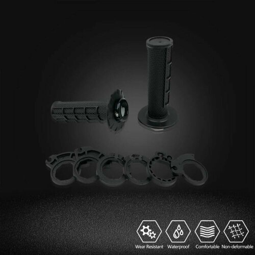 Грипсы MOTO Racing на руль мотоцикла LOCK-ON 22 мм черные 1300₽