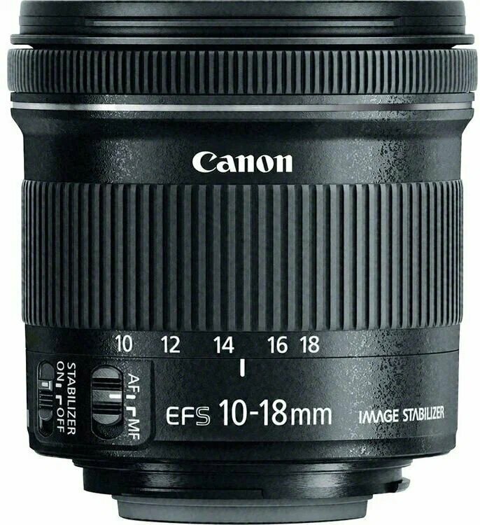 Объектив Canon EF-S 10-18mm STM, черный