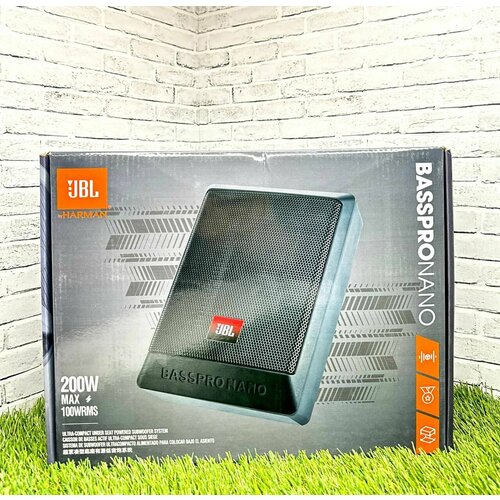 Активный Сабвуфер JBL by Harman 200W Bass pro nano под сиденье 10600₽