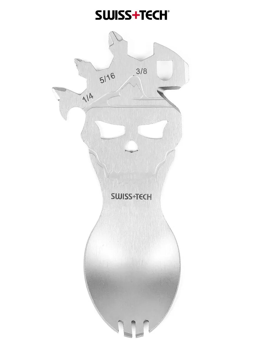 Мультитул компактный 8 в 1 EDC ST029005, SWISS+TECH, цвет серебристый — фото 1