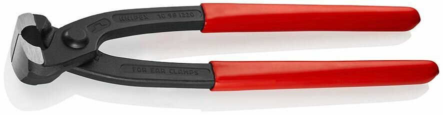 Клещи для хомутов KNIPEX с одним/двумя ушками (в т. ч. Oetiker), 220 мм KN-1098I220