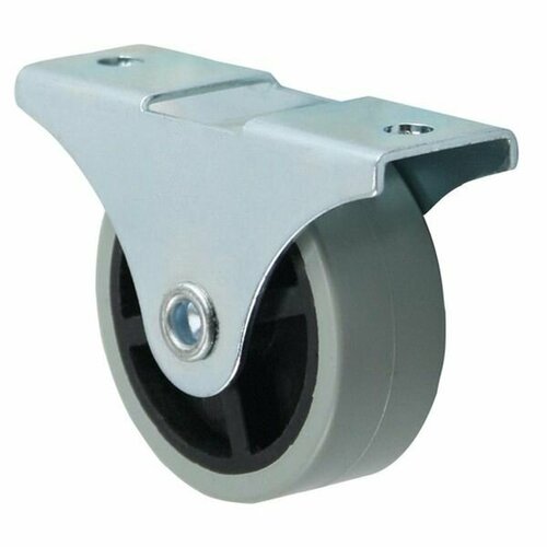 Ролик прямоходящий h=43 (d-40) с резиновым ободом AKS