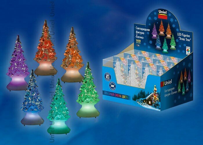 Гирлянда светодиодная ULD-F620 RGB XMAS TREE SET12 11040 Uniel - фото №3