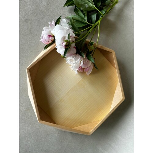 Поднос многогранный Элма , Бук и Клен , 35*30,3*4 (см)