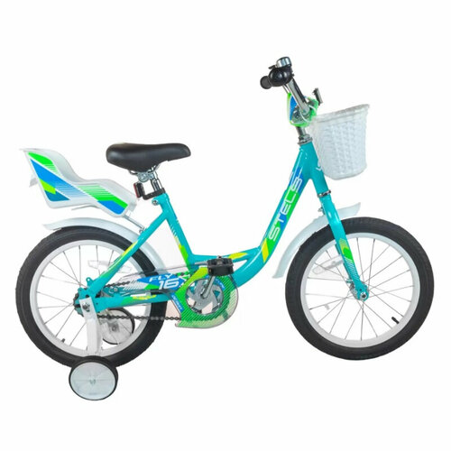 Велосипед Stels Flyte C колеса 16 дюймов детский городской морская-волна 050804 8600₽