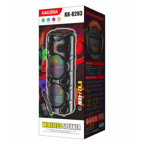 Портативная колонка Kakusiga с мощностью 40 Вт в черном цвете 799900₽