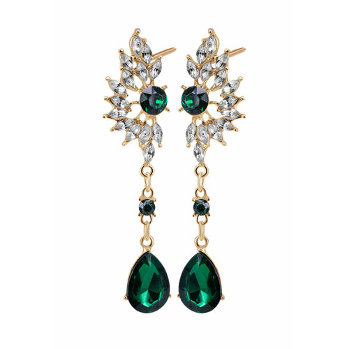 Серьги OTOKODESIGN зеленый 334₽