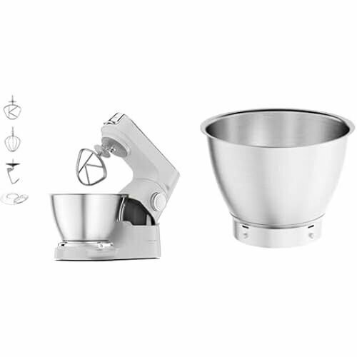 Кухонный комбайн со встроенными весами Kenwood Titanium Chef Baker KVC65001WH 1200 Вт 8024000₽