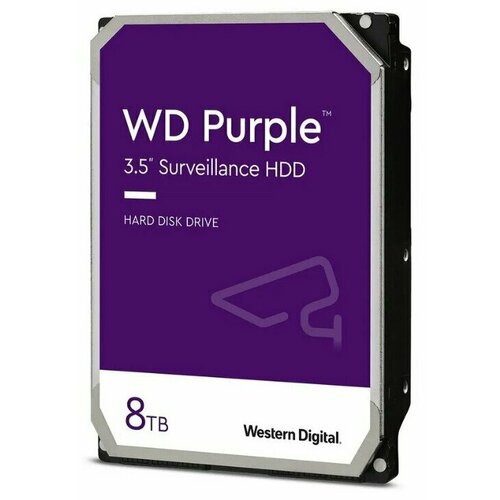 Жесткий диск HDD Western Digital 8Tb Purple 35 WD84PURU 26010₽