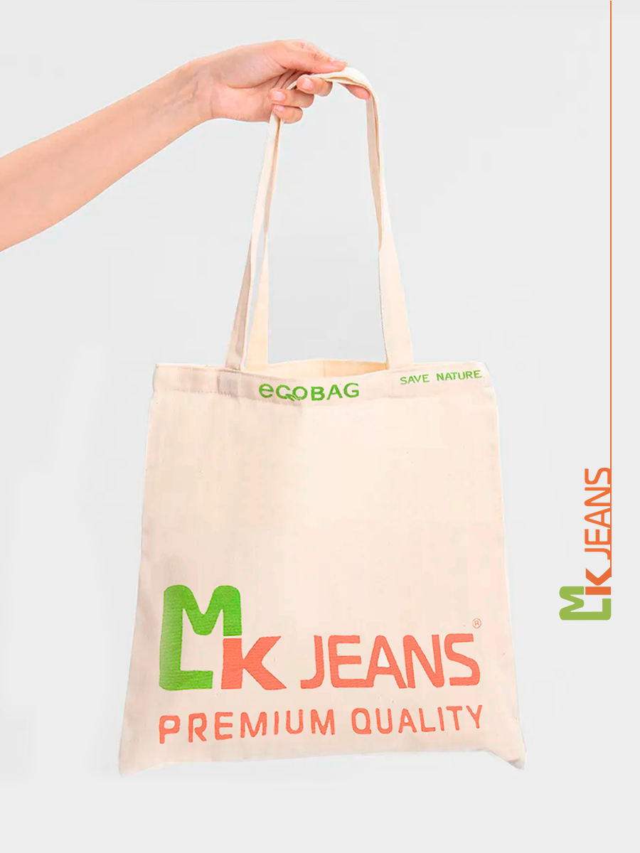 Сумка шоппер MkJeans, фактура рельефная, плетеная, бежевый