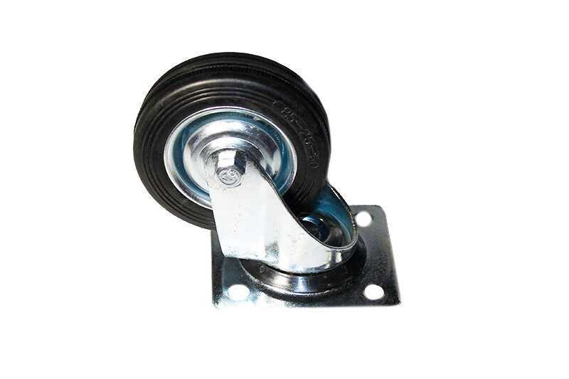 фото Колесо d-85мм черное поворотное 60кг