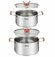 Набор посуды Tefal Opti Space 13 предметов, серебристый, G720SD74