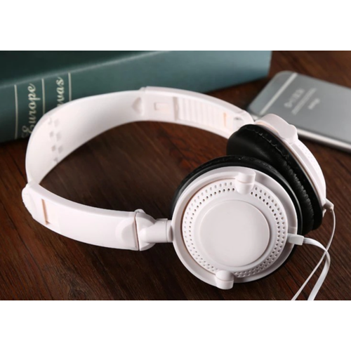 Наушники проводные складные с микрофоном Shini A18 35мм белые 980₽