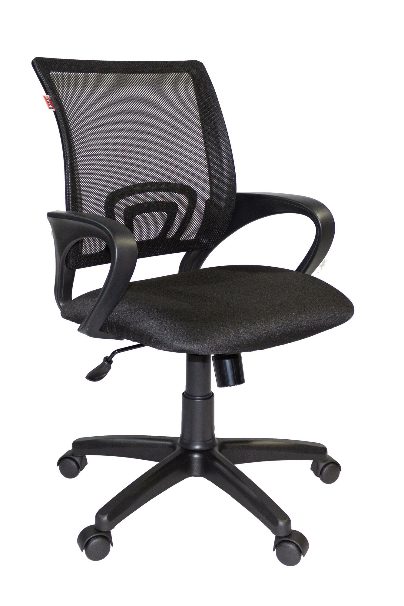 Кресло офисное Easy Chair 304 TC Net ткань черн/сетка синяя, пластик — фото 1
