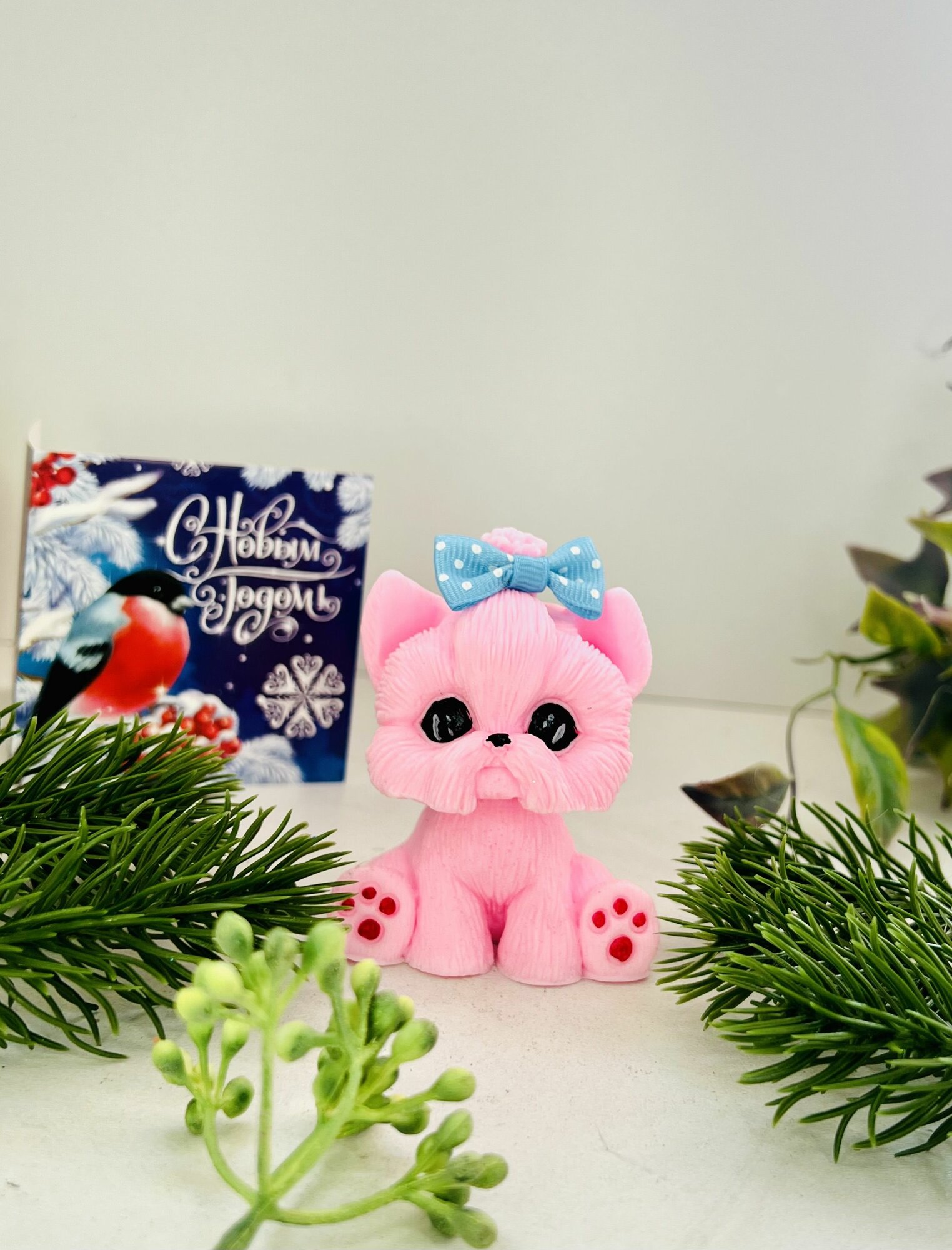 Сувенир из мыла собачка Йорк