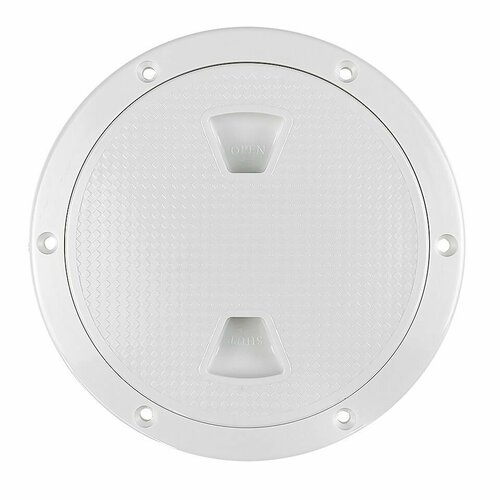 Лючок смотровой, 153 мм, 6 дюймов, белый