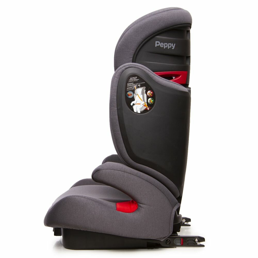 Обзор: Peppy Joy Isofix, автокресло от 3 до 12 лет гр.2-3 (15-36 кг), цвет City Grey