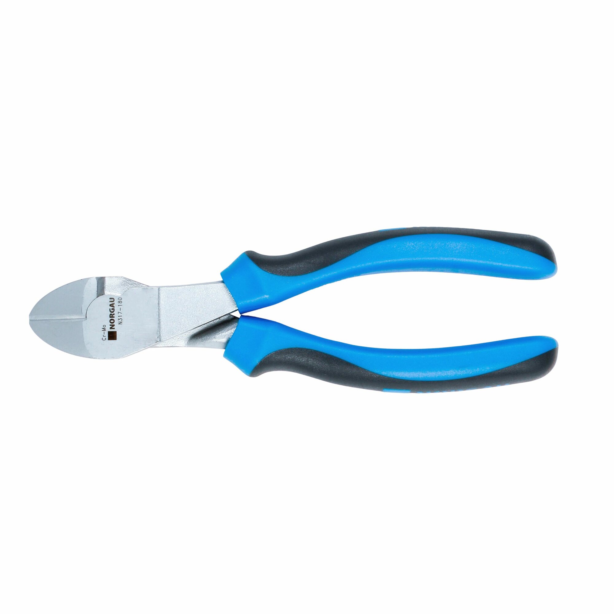 Бокорезы NORGAU Industrial из Cr-Mo стали с двухкомпонентными рукоятками для резки проволоки, 180 мм