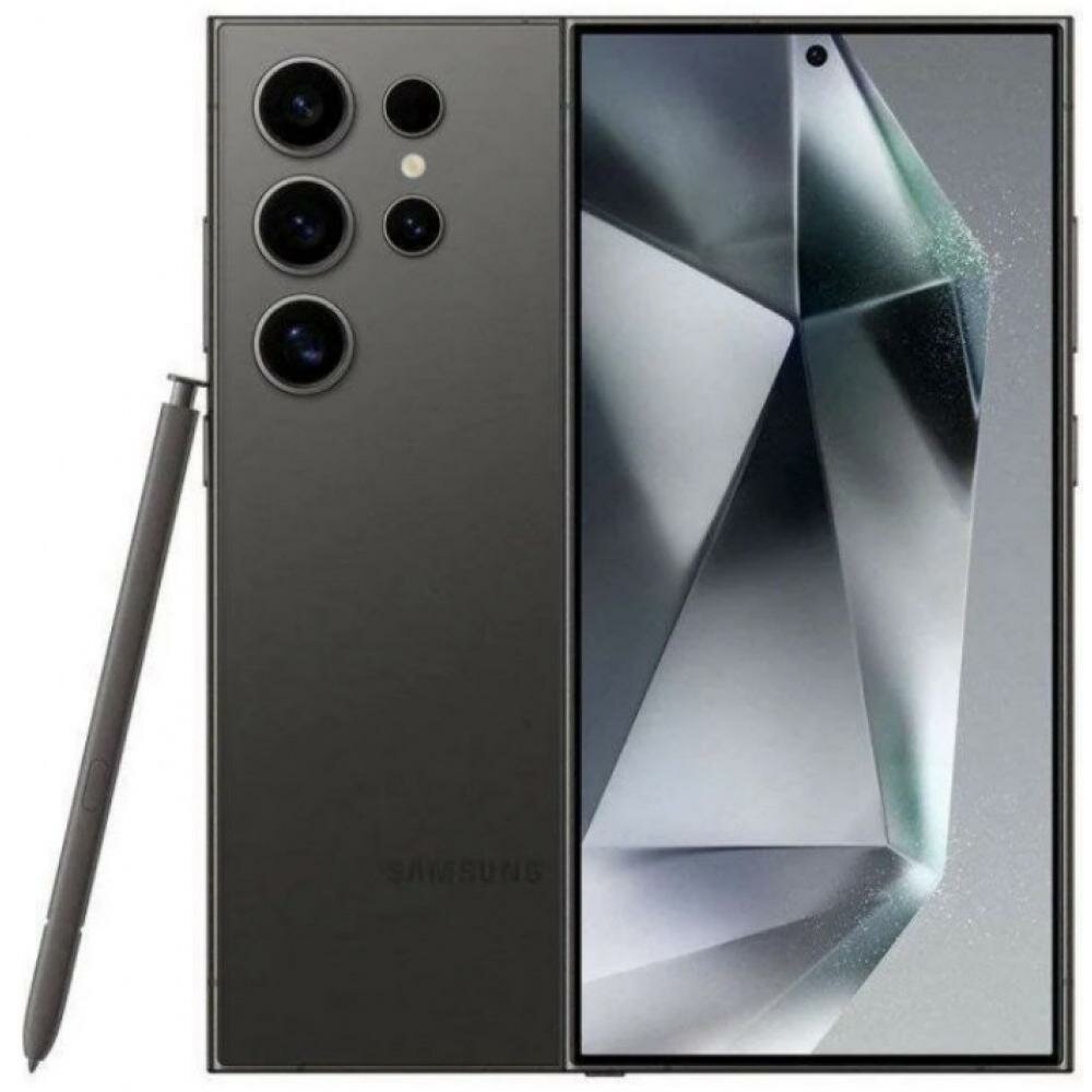 Смартфон Samsung Galaxy S24 Ultra 12/256Gb (6.8" AMOLED, NFC, 5000мАч) SM-S928B, Titanium Black