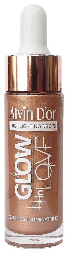 Alvin D'or Хайлайтер Glow in Love, 02 Бронзовый