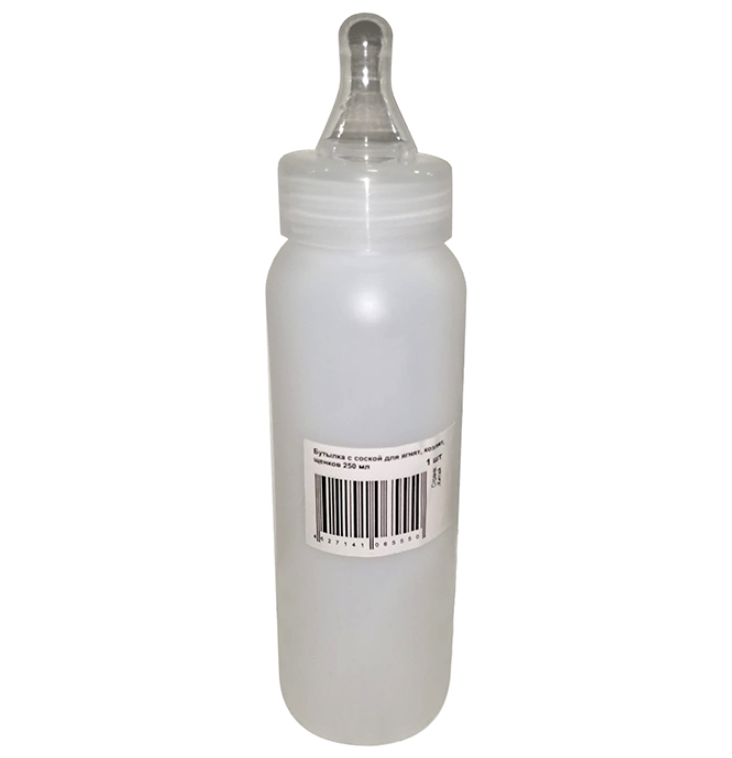 Бутылка с соской для ягнят, козлят и щенят 250мл
