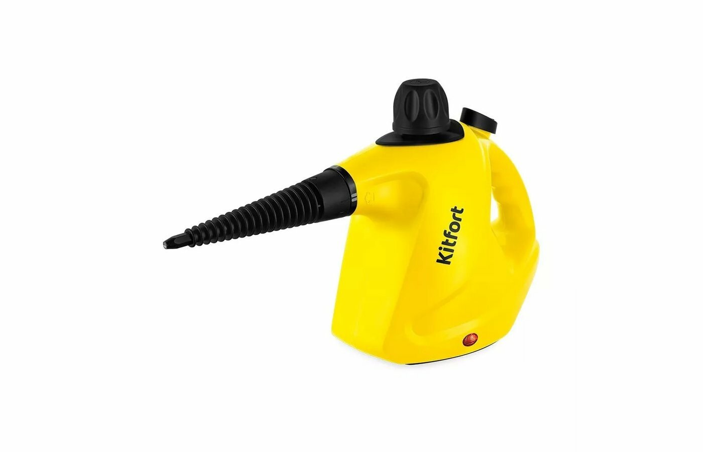 Пароочиститель ручной Kitfort КТ-9138-3 1050Вт черный/желтый