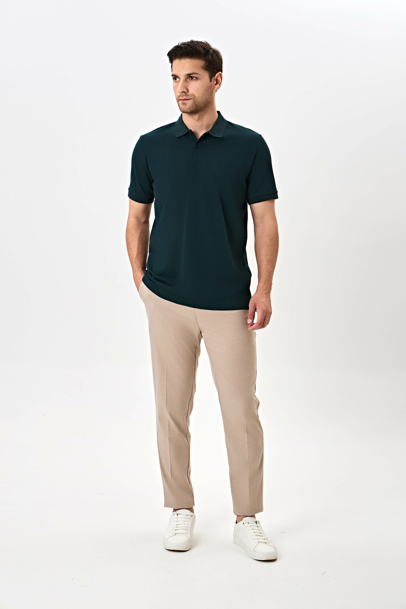 Брюки классические TERRA PRO, размер 32, beige — фото 1