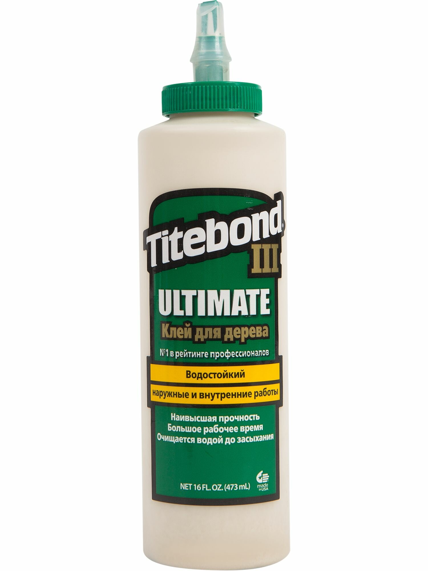 Клей Titebond III Ulimate Wood Glue влагостойкий цвет кремовый 473 мл