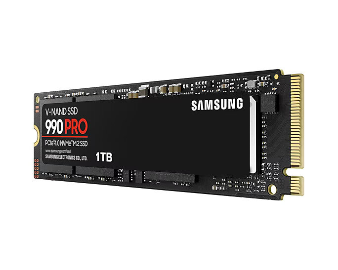 Samsung 1 ТБ Внутренний SSD-диск 990 PRO M.2 PCI-E 4.0 (MZ-V9P1T0BW) — фото 1