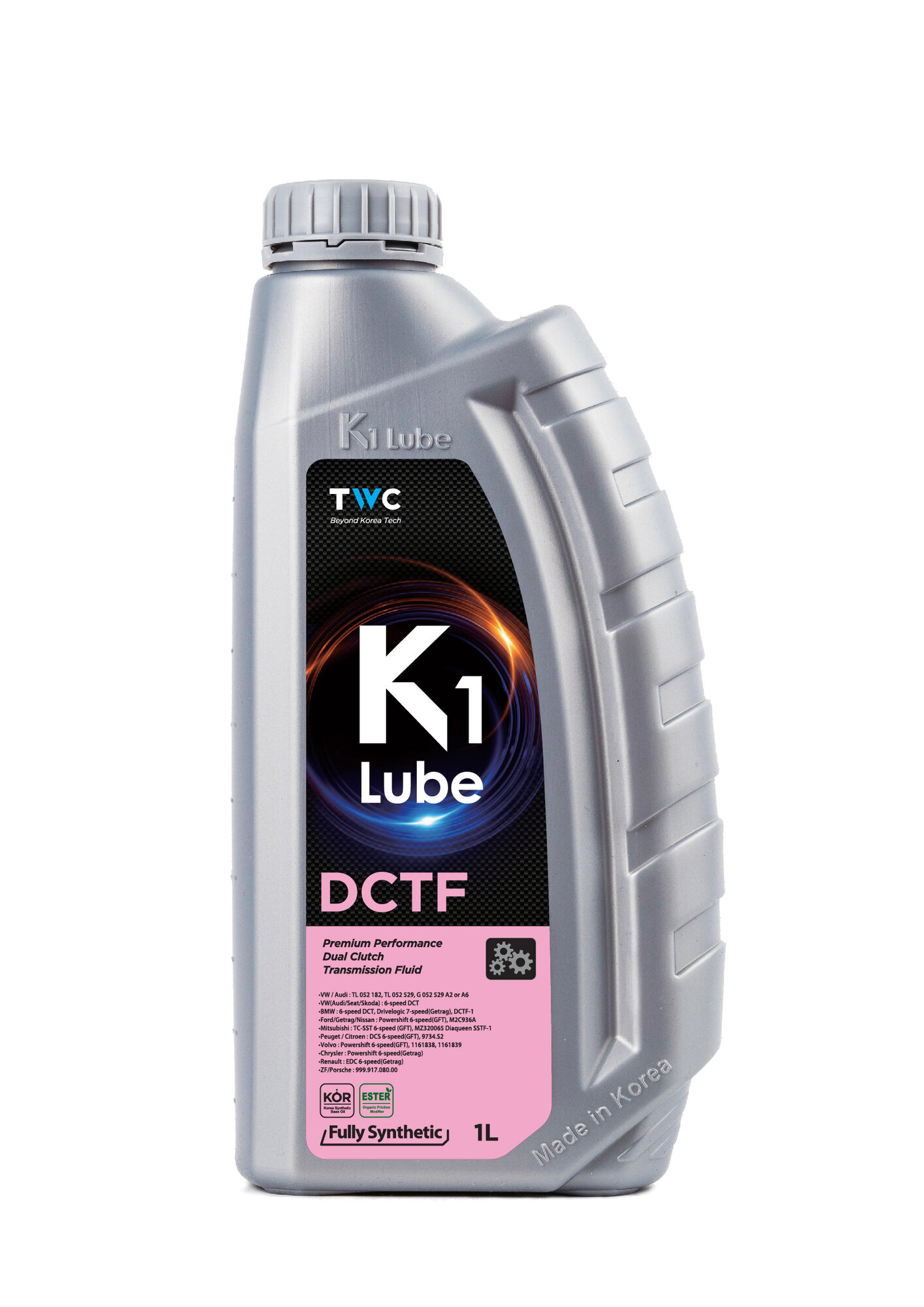 Масло трансмиссионное синтетическое K1 Lube DCTF канистра 1 литр