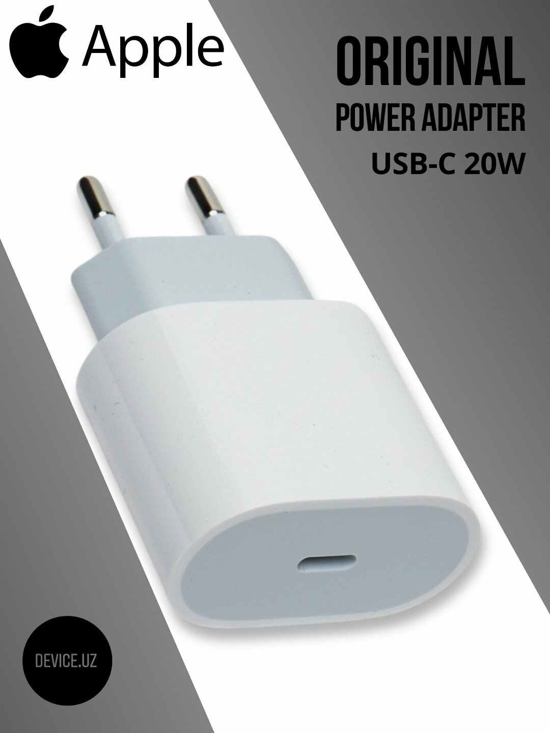 ОРИГИНАЛ Зарядное устройство Apple, 20Вт, USB Type-С, IPhone — фото 1
