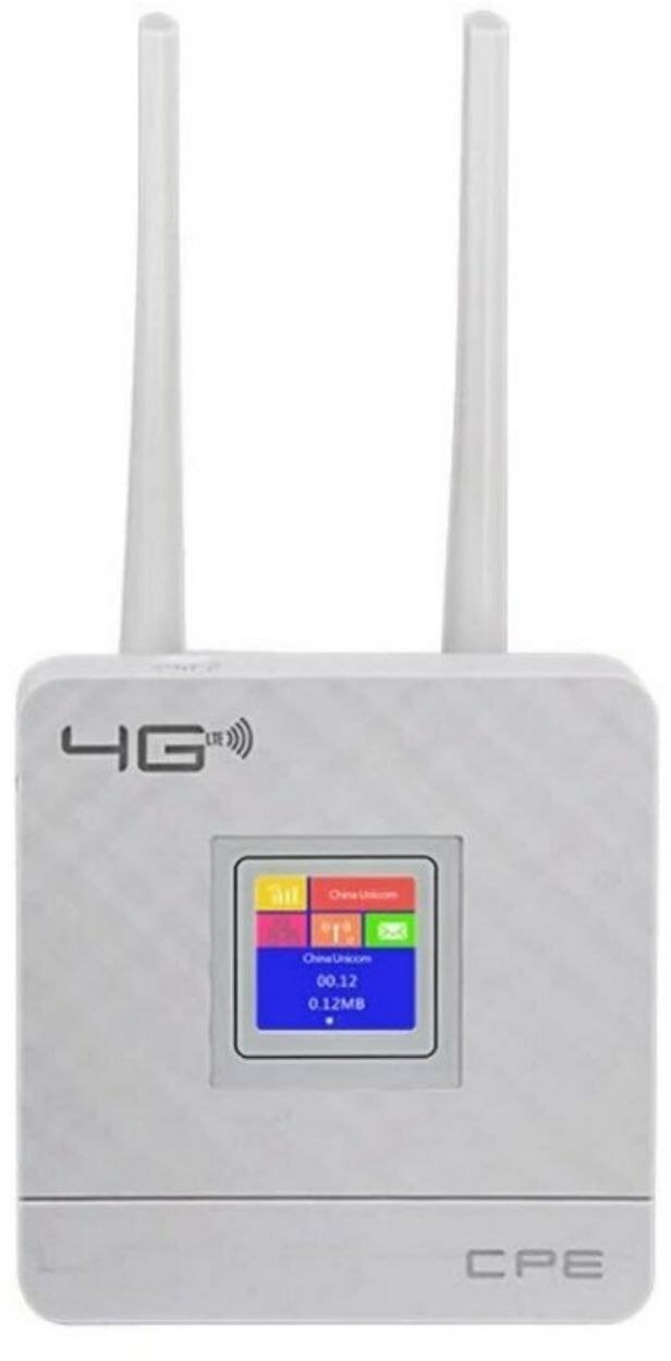 KuWFi CPF903-OY SMA - 4G LTE 3G WiFi-роутер с антенным разъемом SMA, дисплеем и сменой IMEI