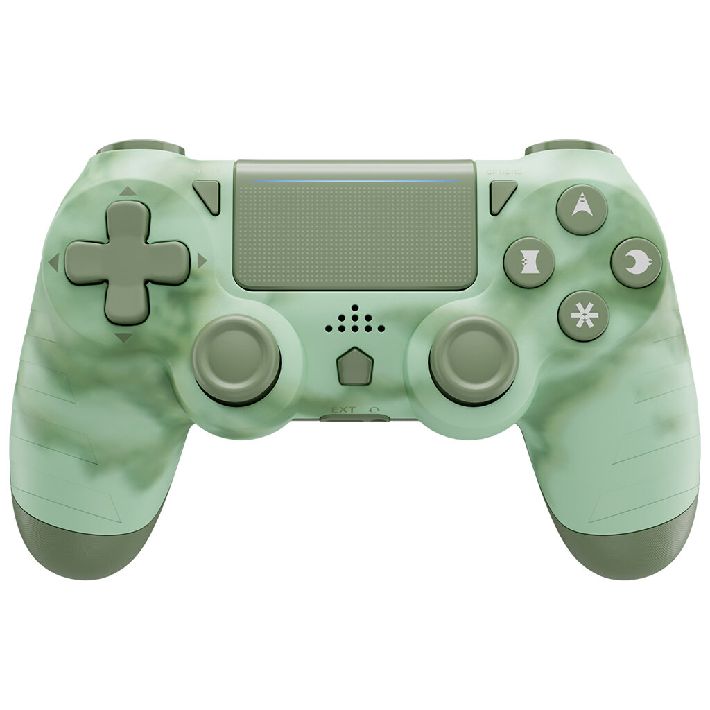 Беспроводной геймпад для PS4 ПК мобильного телефона зеленый