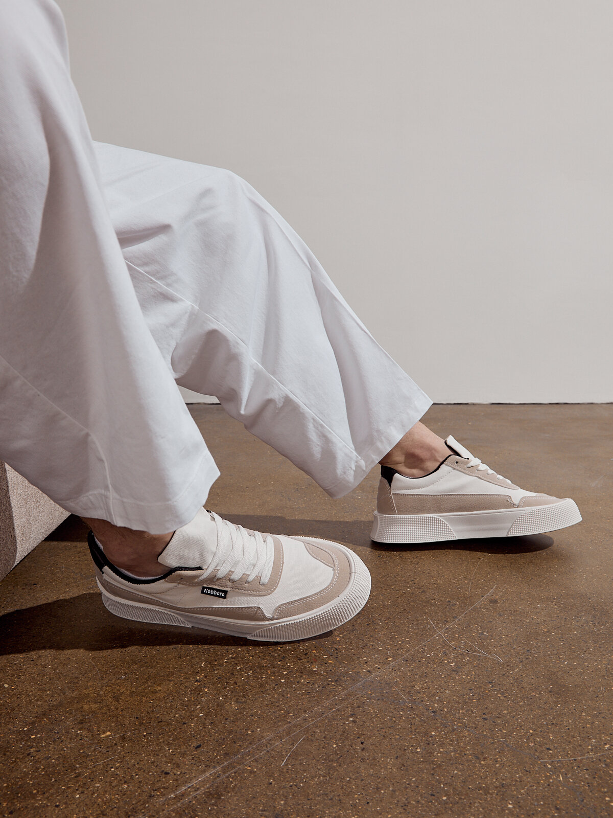 Кеды Nobbaro, полнота 7 (RU)/ на среднюю и широкую стопу, размер 40, белый — фото 1