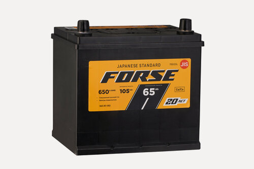 Изображение товара Автомобильный аккумулятор FORSE азия 6СТ- 65 VL (0) 75D23L (арт.565351052)