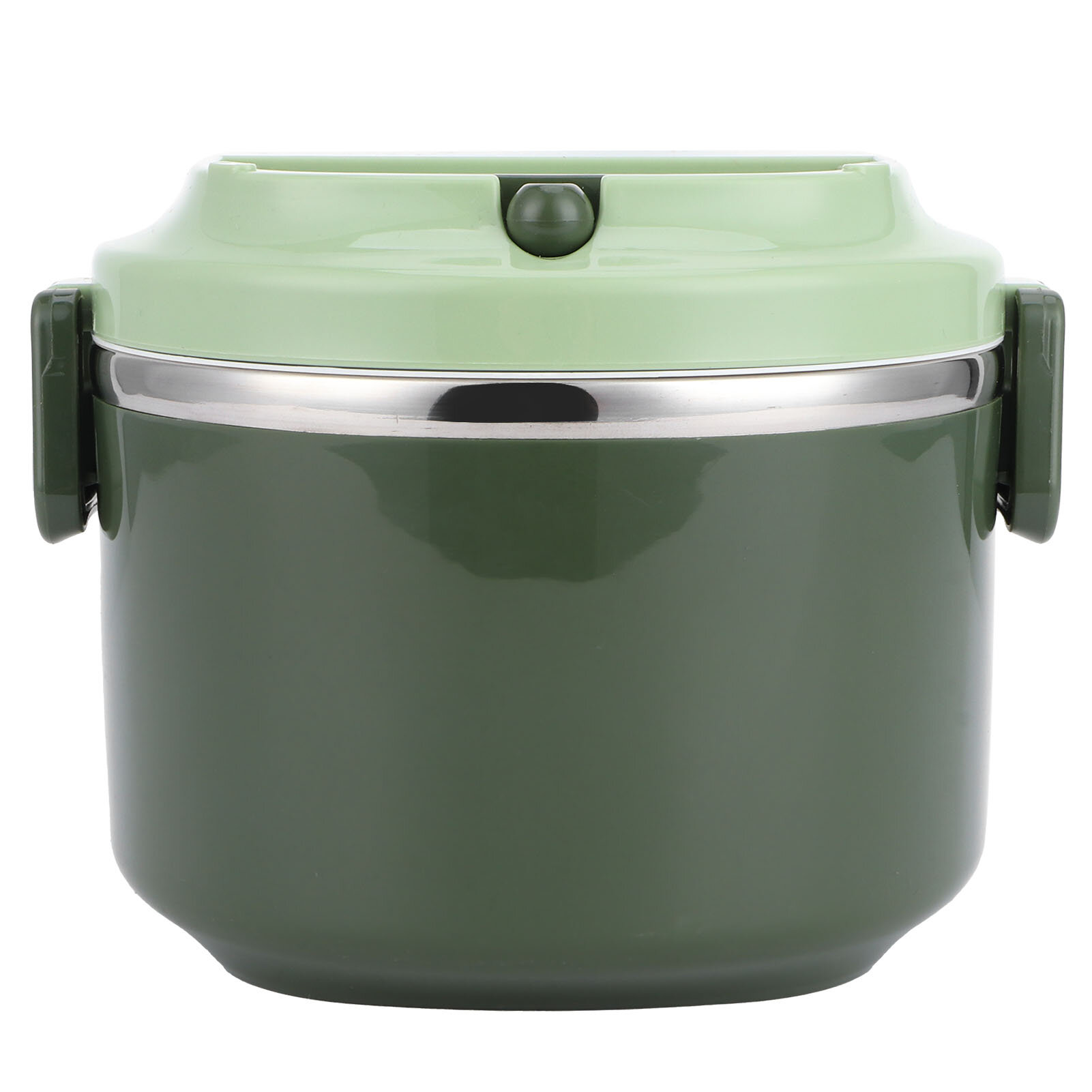 Insulated Lunch Box Stainless Steel Bento Box Portable Food Container Kitchen UtensilsSingle Layer/ 1L