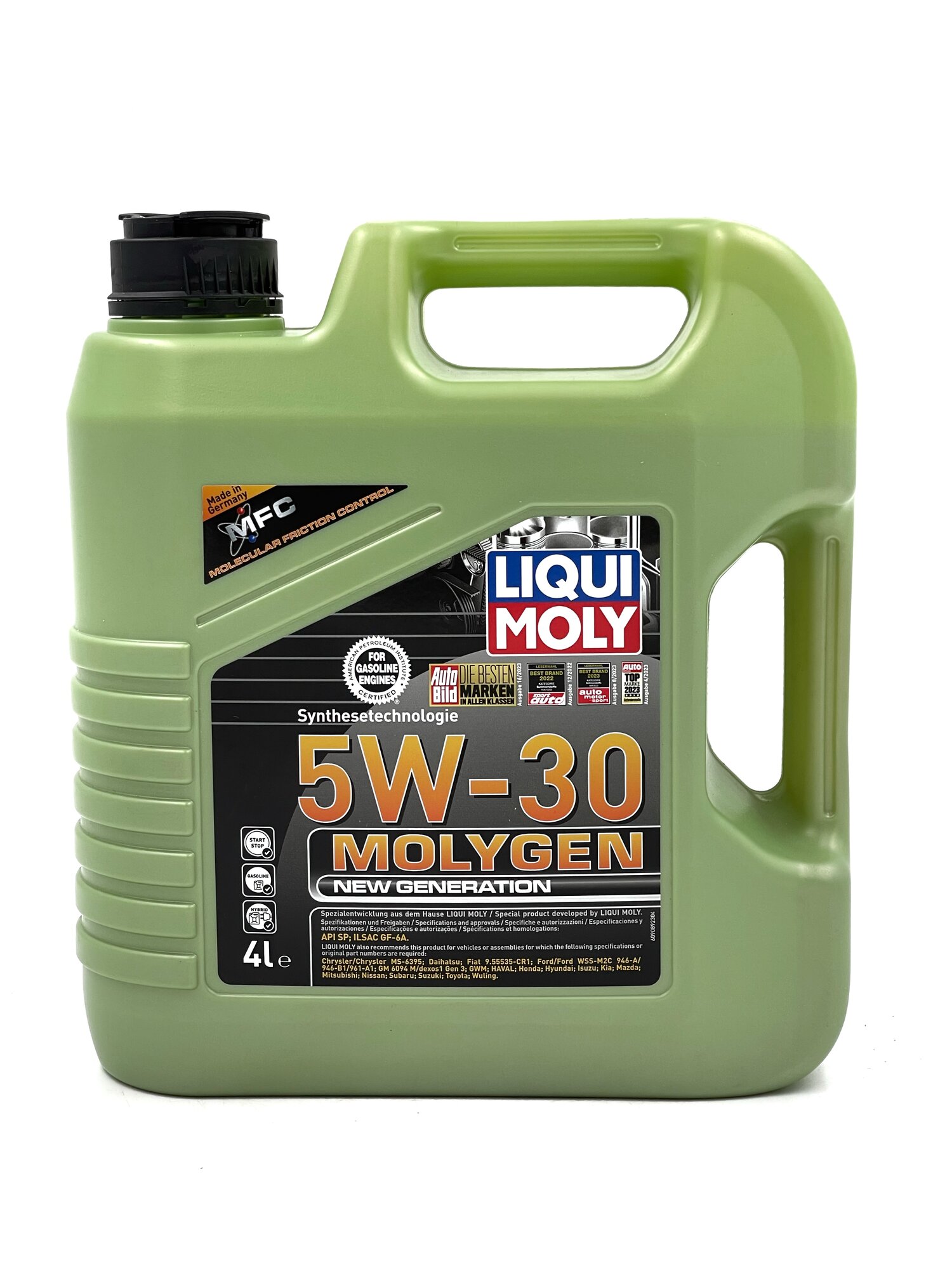 Масло моторное Liqui Moly 5w-30 Molygen New Generation, HC-синт, 4 литра
