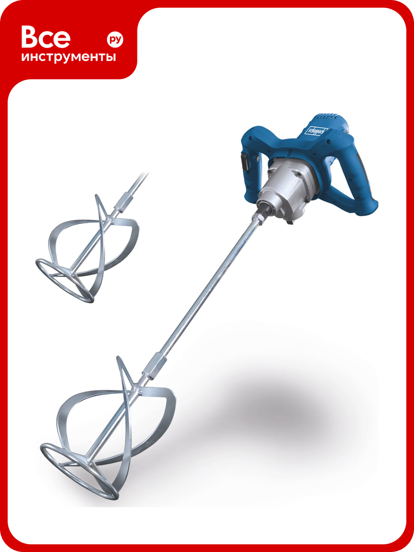 Строительный миксер 2-скоростной 1600 Вт PM1600 Scheppach 5907803901