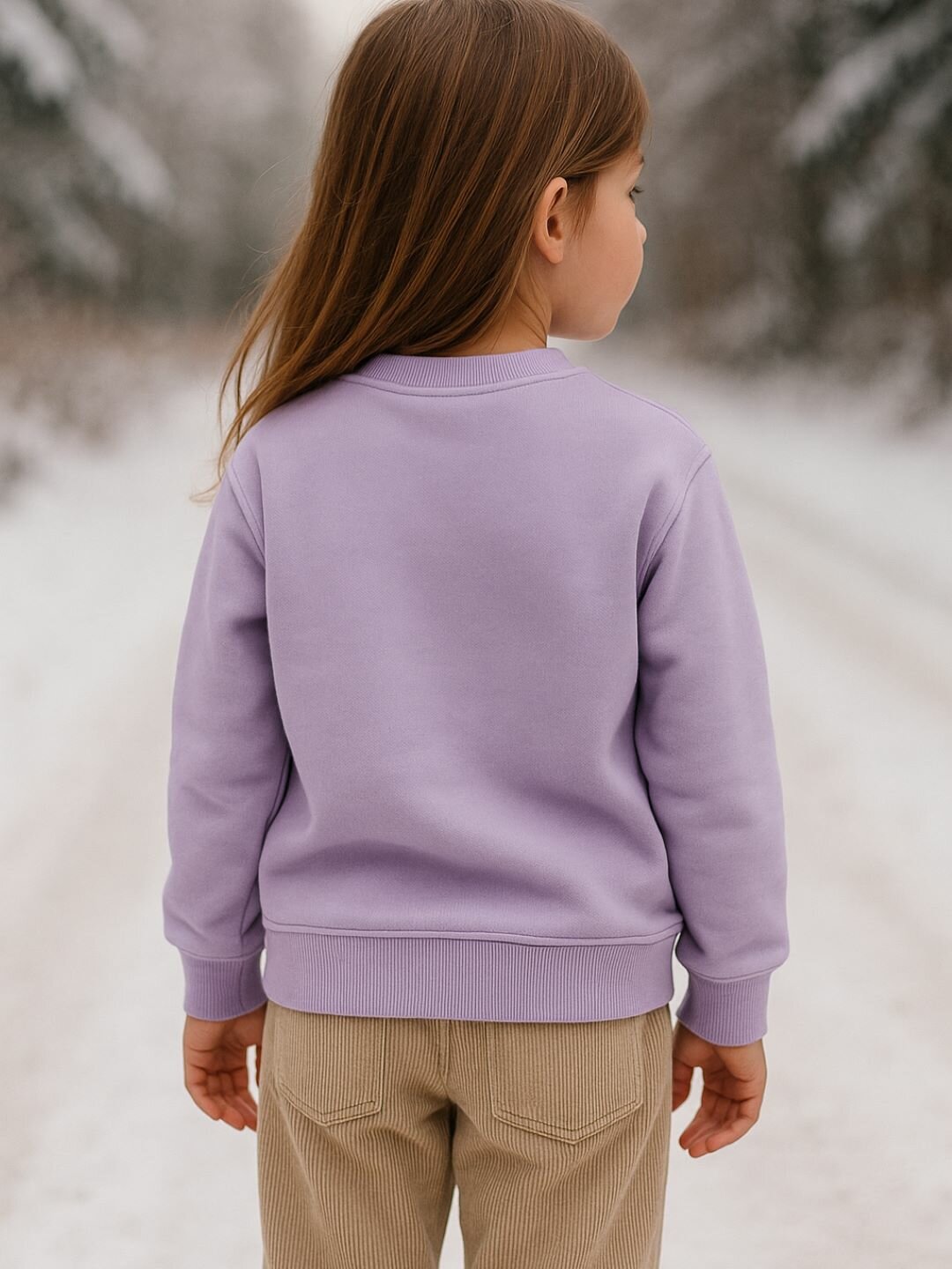 Свитшот DNZ, размер 110, лиловый — фото 1