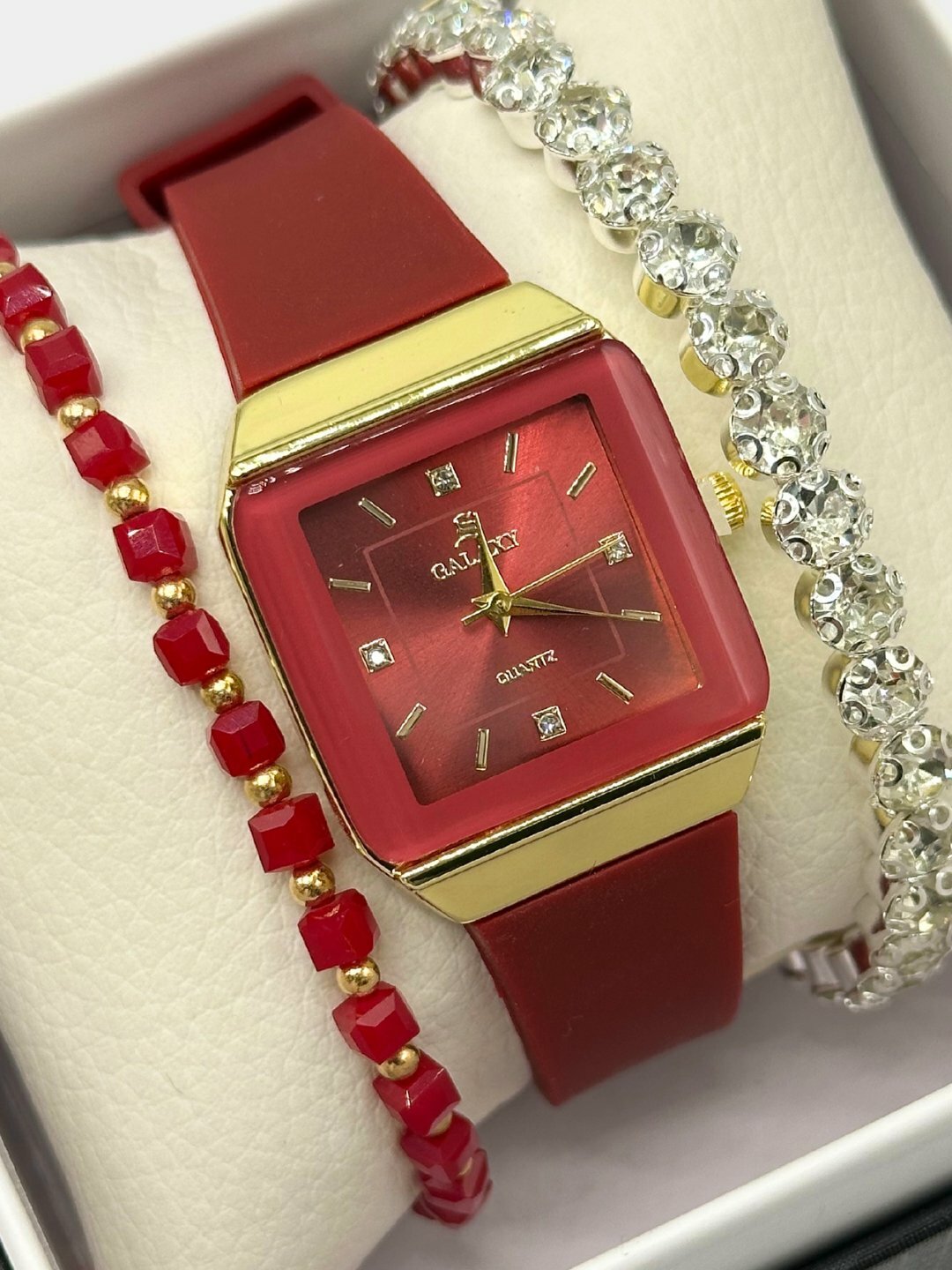 Наручные часы, белый, — фото 1